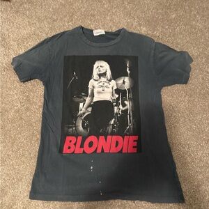 Women’s Blondie Graphic Band Singer Tee - Black